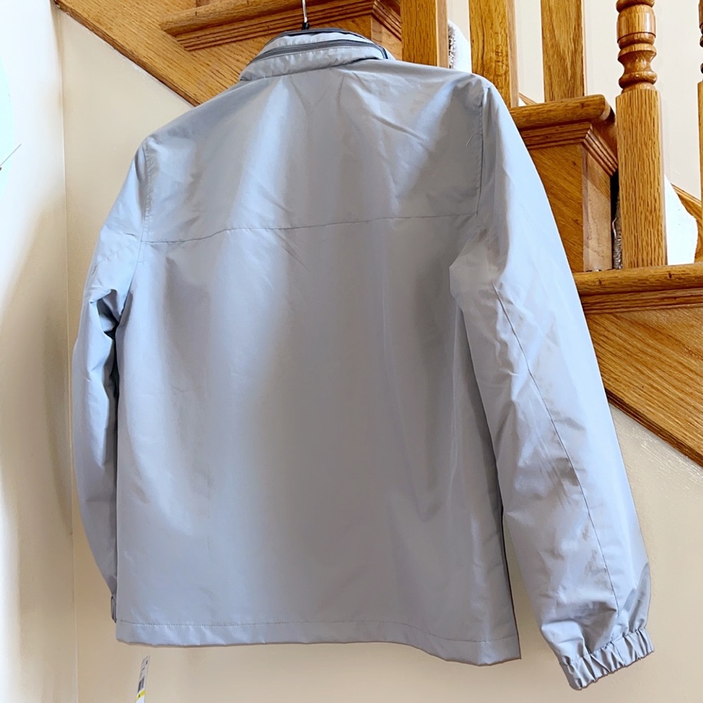 MICHAEL KORS Men’s Shell Jacket Size Medium Gray Slate MC26830 NWT AUTHENTIC NEW - Picture 8 of 9